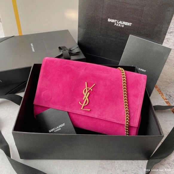 Tony Luxuries SUEDE SMOOTH REVERSIBLE AND IN YSL KATE MEDIUM LEATHER 0723